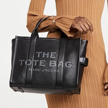 Marc Jacobs Medium The Tote Bag With OG Box & Dust Bag & Shoulder Strap (Black โ 459)