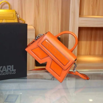 Karl Lagerfeld K IKON Crossbody Shoulder Bag With OG Box & Dust Bag (Orange โ 925)(BSB)