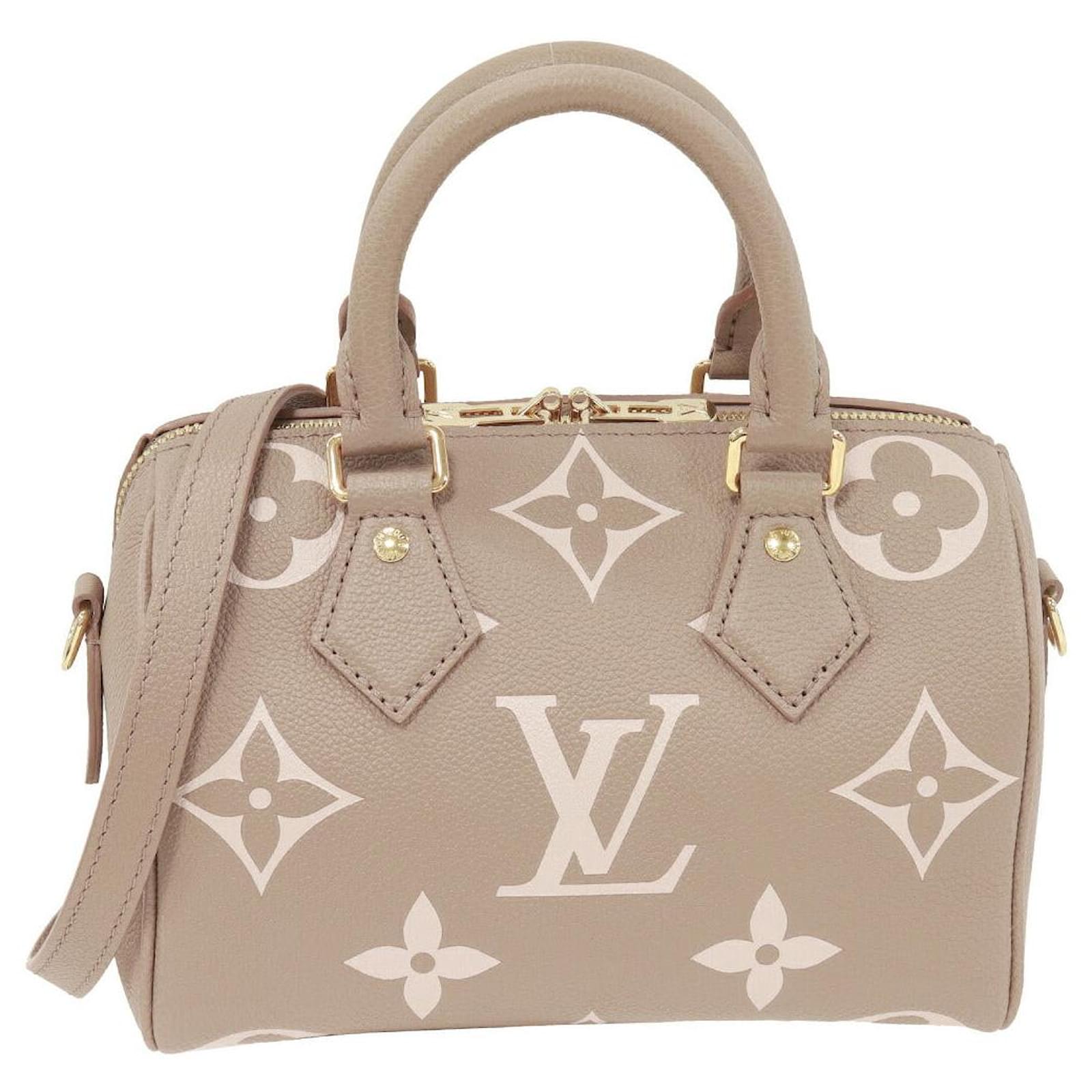 Louis Vuitton Speedy Bandoulière 20 – Monogram Empreinte in Arizona / Cream