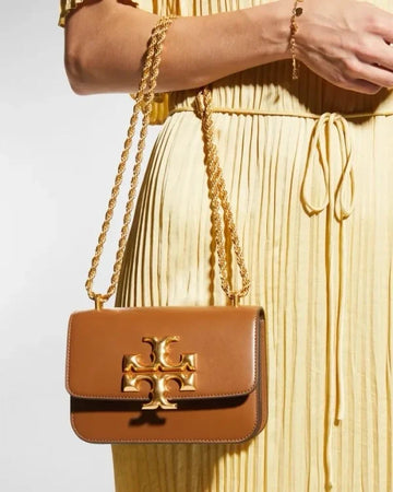 Tory Burch Eleanor Premium Quality Shoulder Bag With OG Box & Dust Bag (Brown – 737)(BSB)